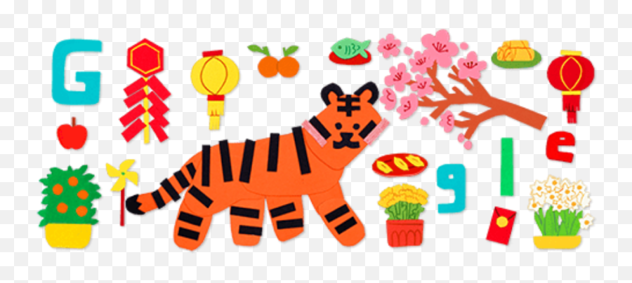 Chinese New Year 2022 Tiger Lip Balm Tigers Moons And Emoji,Lunbar New Year Lantern Emoji