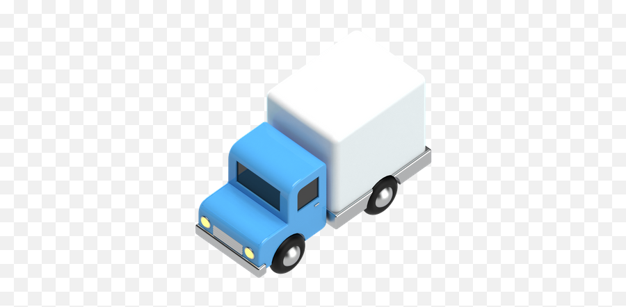 Premium Delivery Truck 3d Illustration Download In Png Obj Emoji,Moving Van Emoji