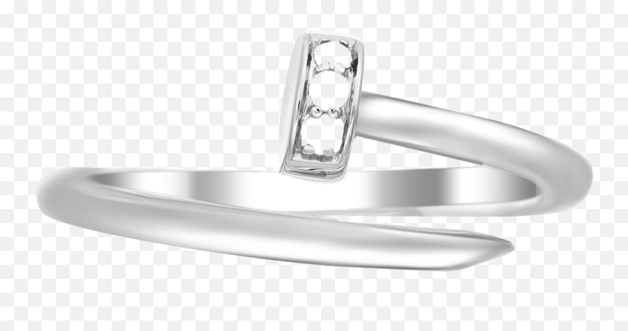 Gemstone Nail Wrap Ring 3 - 5 Stones Emoji,Bride Ring Groom Emoji