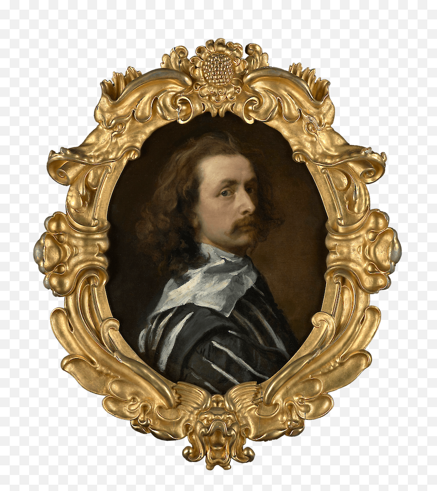 Anthony Van Dyck - Foppish Men Elegant Women And Cavalier Old Portrait In Frame Emoji,Emoji Self Portrait