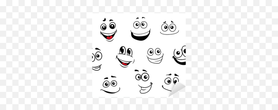 Funny Cartoon Emotional Faces Set Sticker U2022 Pixers - We Live To Change Happy Emoji,Emotion Faces Clip Art