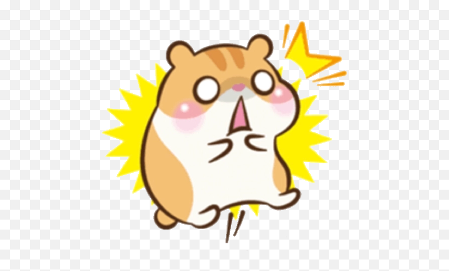 Chloe The Hamster Stickers For Whatsapp - Happy Emoji,Hamster Emoji