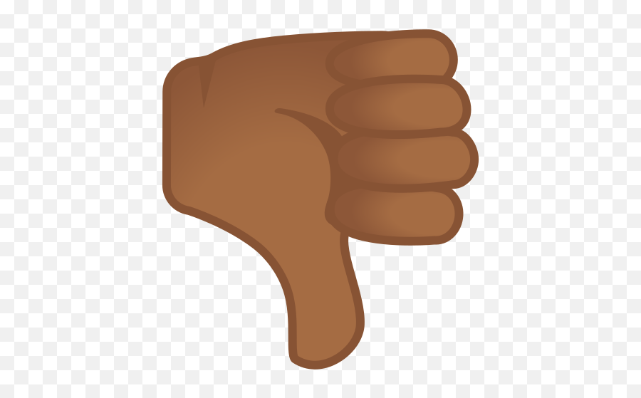 Medium - Thumbs Down Brown Skin Emoji,Thumbs Down Emoji Transparent