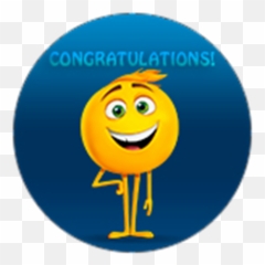 Emoji Movie 2 Poster,Congrats Emoticon