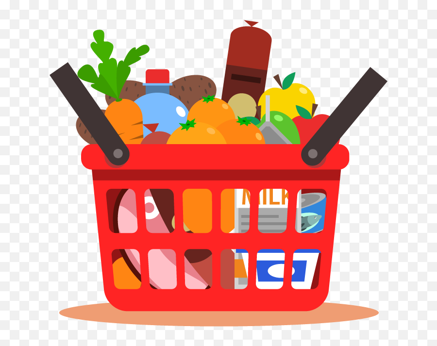 Orange Cart Emoji,Grocery Cart Emoji