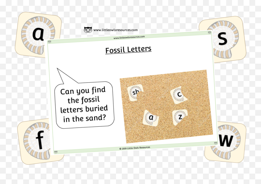 Fossil Letters Printable Early Years Emoji,Fossil Emoji