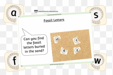 Fossil Letters Printable Early Years Emoji,Fossil Emoji