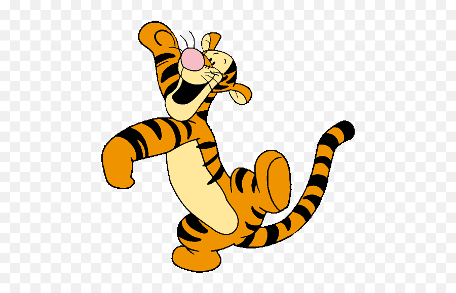 Disney Clipart Animated - Tigger Clip Art Emoji,Free Animated Disney Emoticons