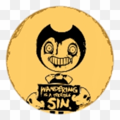 Wandering Is A Terrible Sin - Roblox Wandering Is A Terrible Sin Bendy Emoji,Something Awefule Emoticons
