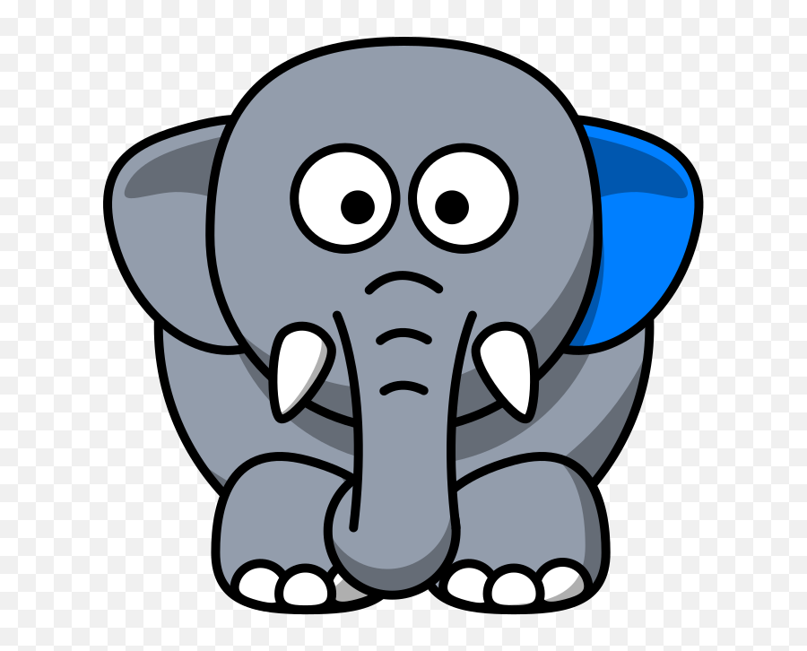 Clipart Elephant Sad - Elephant Clipart Emoji,Elephant Emoji