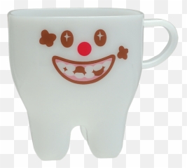 Tooth Plastic Cup Decay - Gladee Tooth Cup Emoji,Breaking Pencil Skype Emoticon