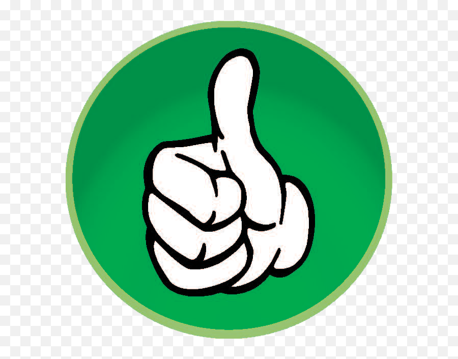 Free Thumbs Up Png Transparent - Transparent Clip Art Thumbs Up Emoji,Green Thumb Emoji
