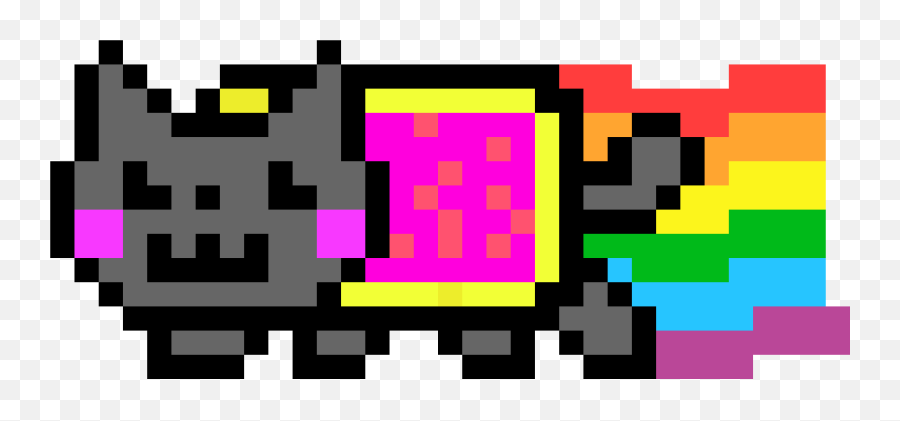 Nyan Cat Youtube Pixel Art Desktop Wallpaper - Cat Png Retro Game Pixel Art Emoji,Facebook Emojis Transpare
