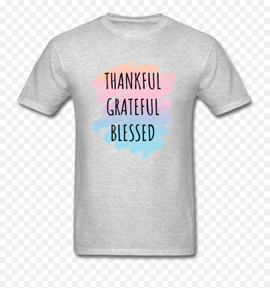Thankful Grateful Blessed Mens - Ecg T Shirt Design Emoji,Thankful Emoticon Facebook