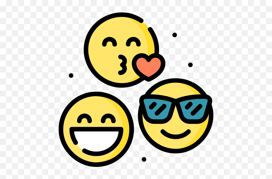 Emoticons - Ícones De Smileys Grátis Affiche Ici Je Porte Un Sourire Emoji,Bunda Emoticon