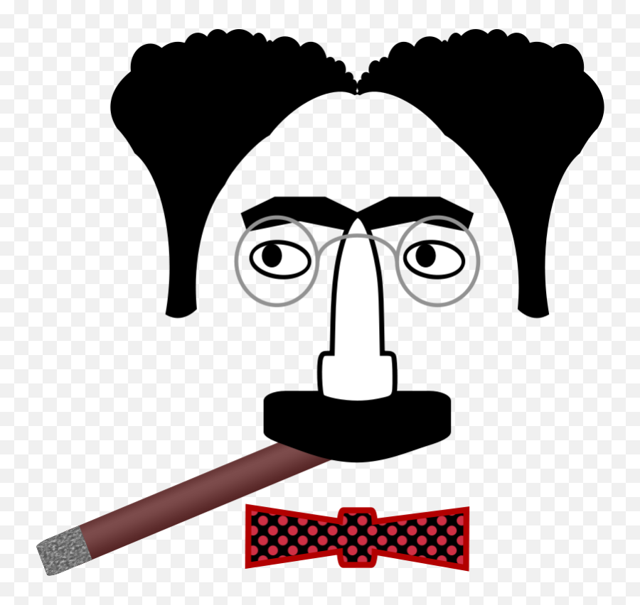 Face - Groucho Marx Png Emoji,Emoticon Groucho