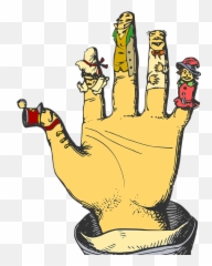 Cartoon Hand - Puppets Clipart Black And White Emoji,Bottle Emotions Comic