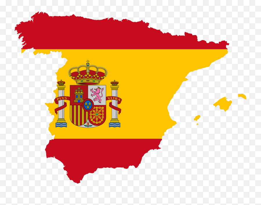 Most Widely Spoken Languages In The - Spain Flag Map Png Emoji,Nabokov Emoticon