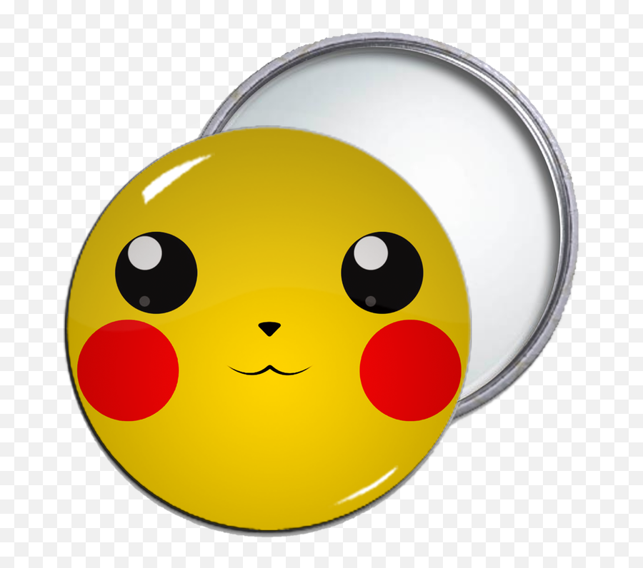 Pikachu Pocket Mirror - Happy Emoji,Pikachu Emoticons