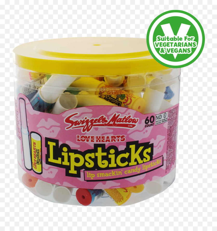 Swizzels 18p Love Hearts Candy Lipsticks Emoji,Sweets Emoji