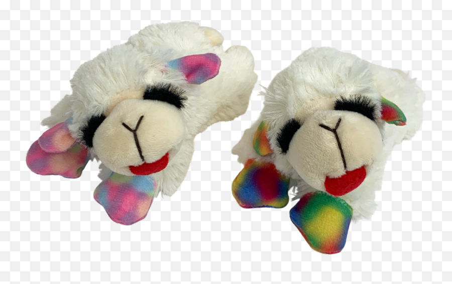 Multipet Lamb Chop Plush Dog Toy Small Colors May Vary - Lamb Chop Dog Toy Emoji,Drink Tea Hot, Forget Me Not Smile Emoticon