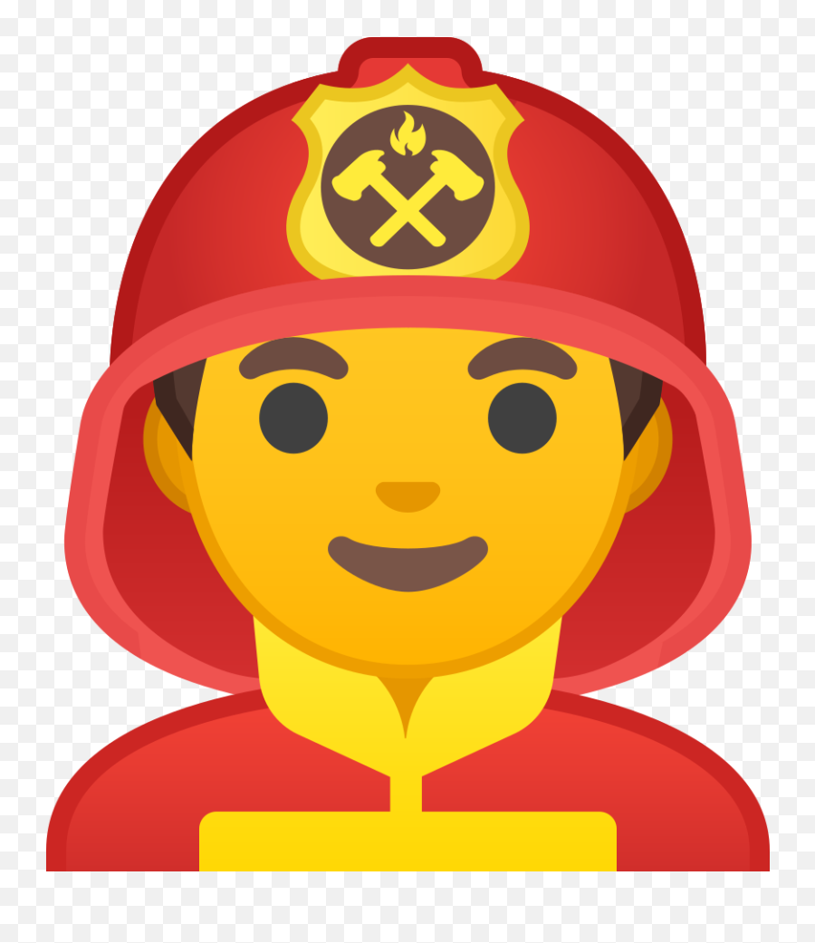 Man Firefighter Icon - Firefighter Emoji Clipart Full Size Firefighter Emoji Png,Kneeling Emoji
