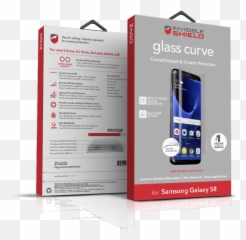 Zagg Galaxy S8 Invisibleshield Glass Plus Curved Screen Emoji,Samsung Galaxy S8+ Emoticon Bubble