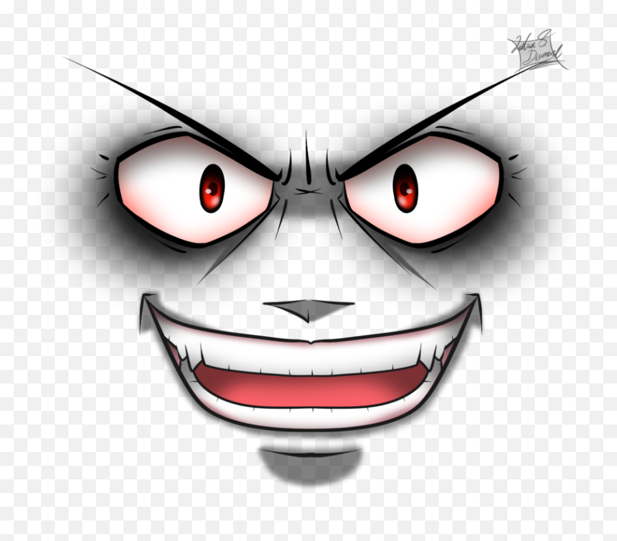 Anime Face Png Graphic - Drawing Full Size Png Download Emoji,Amine Face Emoticon