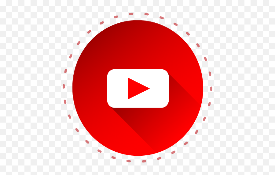 Youtube Social Networks Red Color Free Icon Of Social Emoji,Youtube Emoticons Art