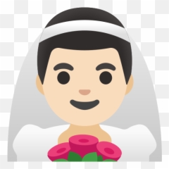 U200d Man With Veil Light Skin Tone Emoji,Side Way Face Emoji