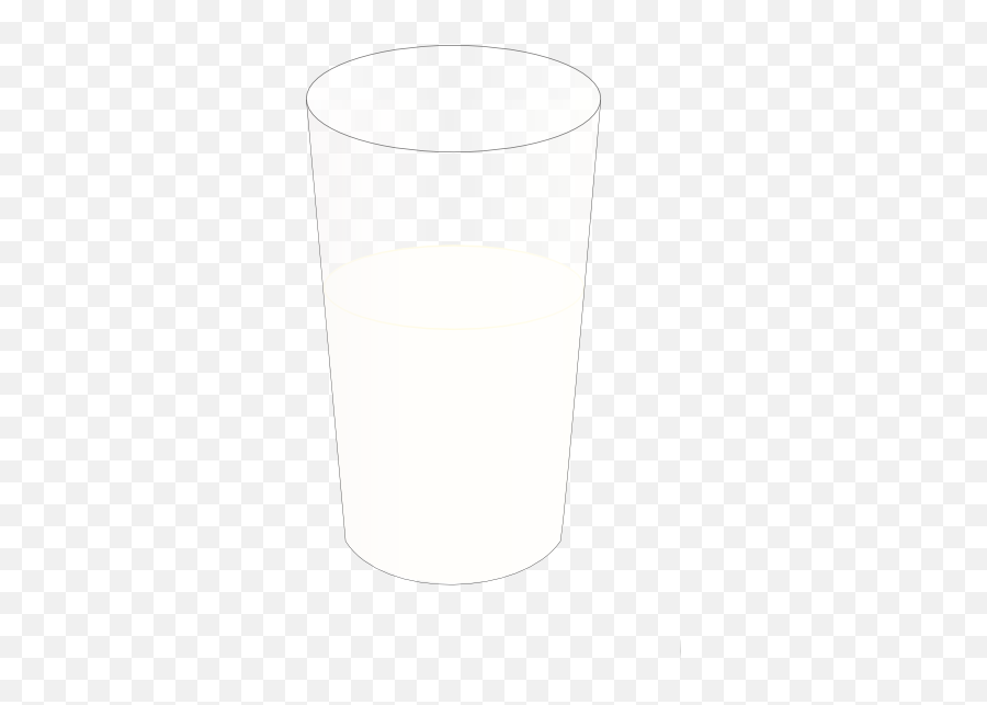 Glass Milk Clip Art At Clker - Cartoon Glass Of Milk Png Emoji,Baby Milk Emoji