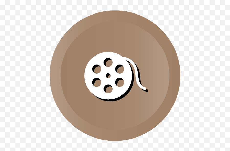 Film Movie Multimedia Reel Icon - Ios Web User Interface Emoji,Film Reel Emoji