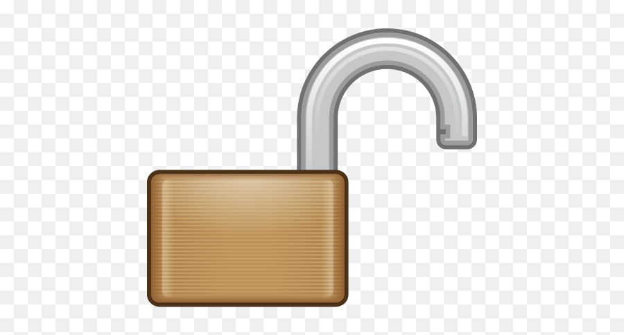 Open Lock - Unlocked Lock Emoji,Lock Emoji