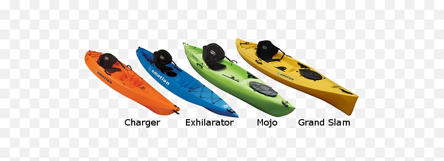 Ausrüstung - Emotion Kayak Sit On Top Emoji,Emotion Glide Kayaks