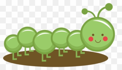 Free Caterpillar Transparent Download - Cute Caterpillar Clipart Png Emoji,Book Caterpillar Emoji