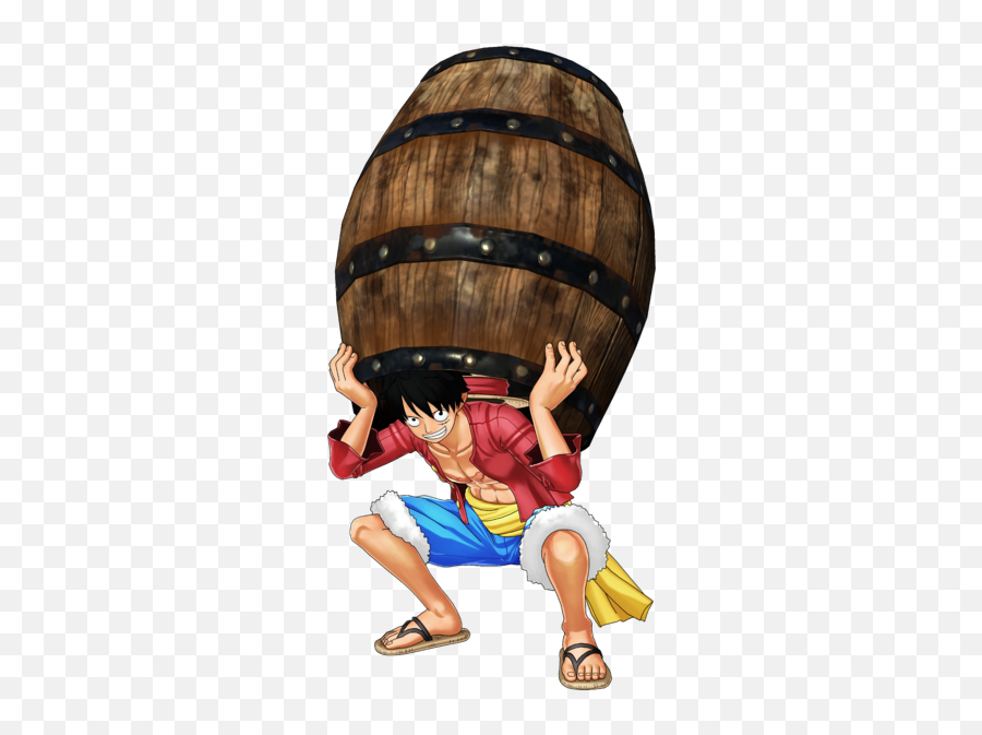 Luffy Comes Out From Barrel Render - One Piece World Seeker Png Emoji,Luffy Twitter Emoji