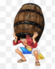Luffy Comes Out From Barrel Render - One Piece World Seeker Png Emoji,Luffy Twitter Emoji
