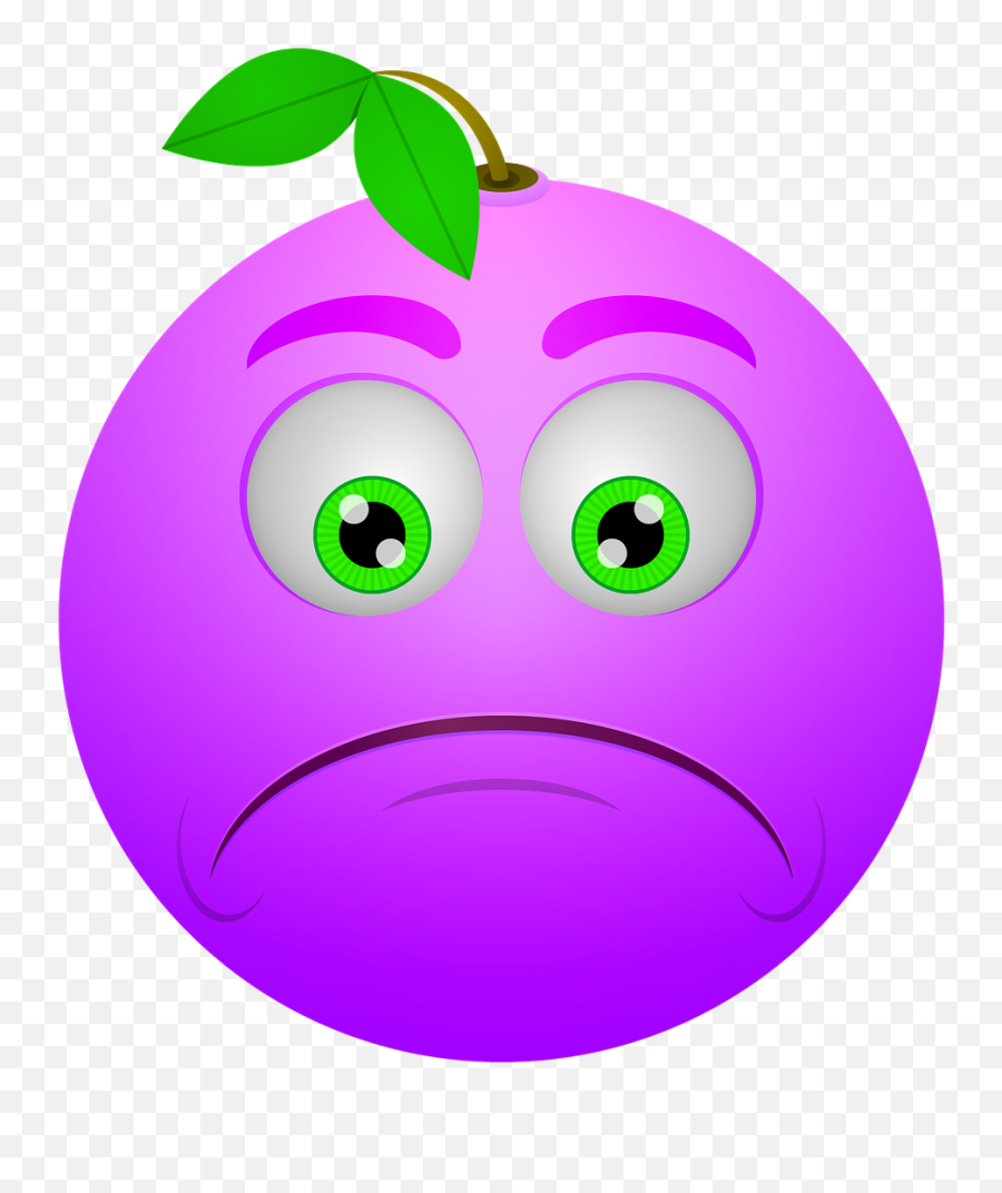Smiley Berry Sad - Free Image On Pixabay Sad Berry Emoji,Frown Emoji
