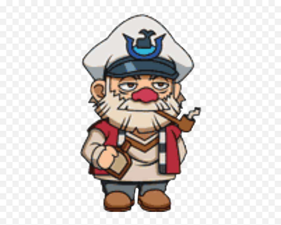 Hxh Captain Chibi Sticker By - Fictional Character Emoji,Captain Hat Emoji