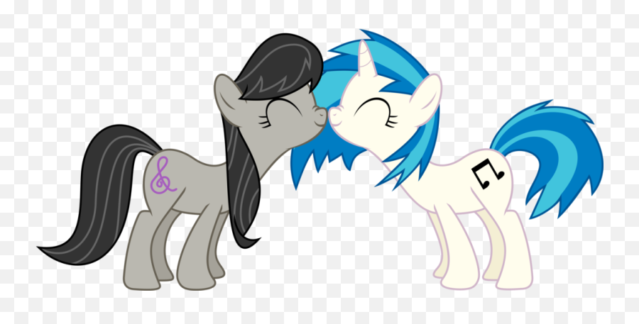 My Little Pony Friendship Is Magic Part 10 Vinyl U0026 Octavia - My Little Pony Vinyl Scratch Emoji,Mlp Base Emotions