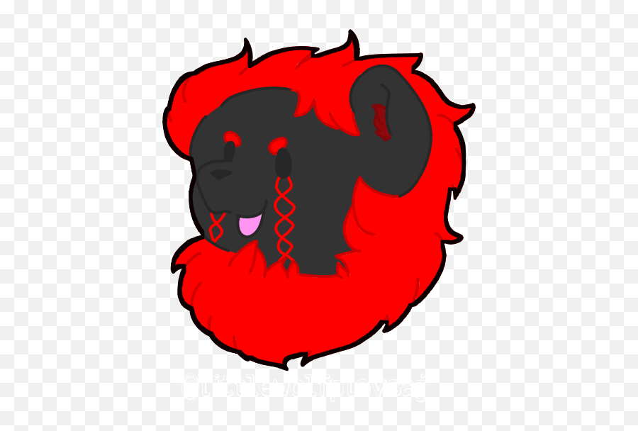 Darkness The Lion - A Smol Gift For My Big Brother Da Hair Design Emoji,Big Brother Emoji