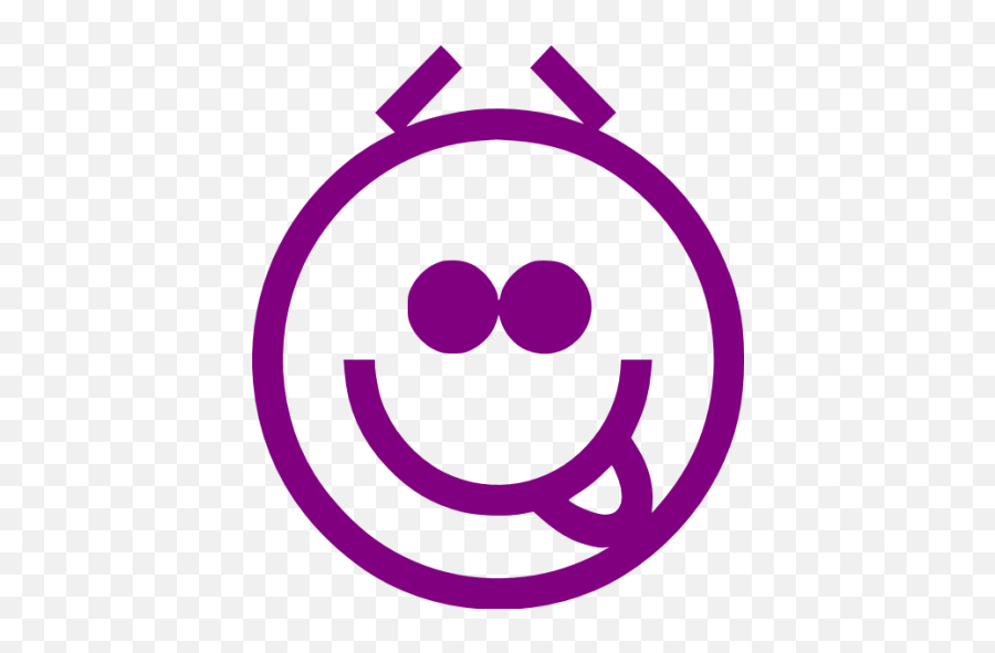 Purple Emoticon 12 Icon - Emoticon Emoji,What Is A Purple Emoticon