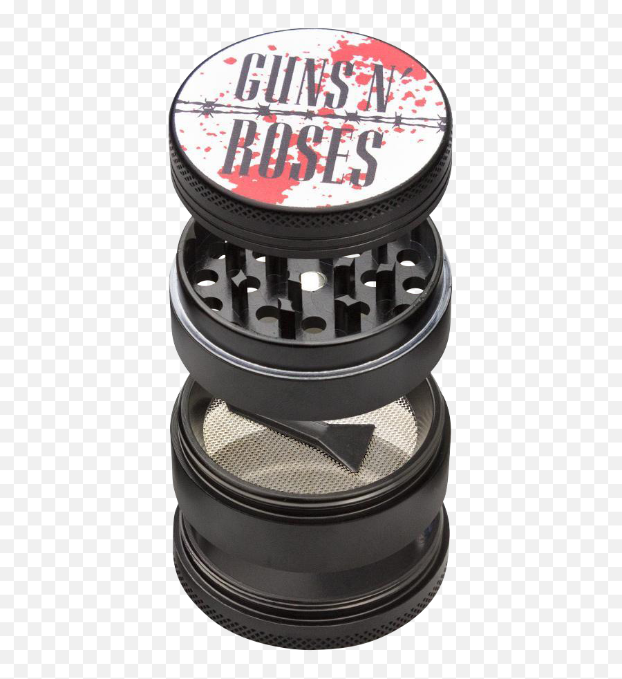 Guns Nu0027 Roses Attitude 4 - Piece Grinder Solid Emoji,Negative Attitude Emoji