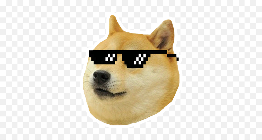 The Doge Stickers By Robert Pinl - Dog Meme Png Emoji,Doge Emoticons
