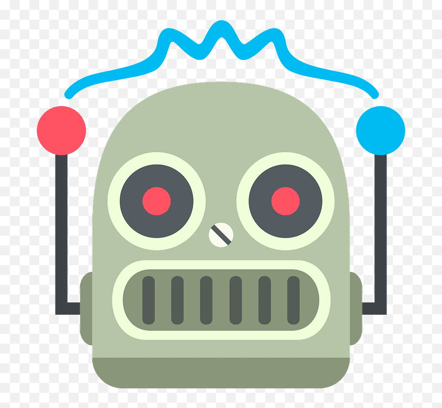 Roboto Emoji - Robot Face Cartoon,B Emoji Copypasta