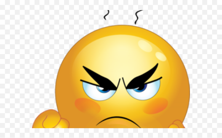 Smiley Clipart Upset - Grumpy Thumbs Down Emoji Transparent Smiley Thumb Down Png,Upset Emoji