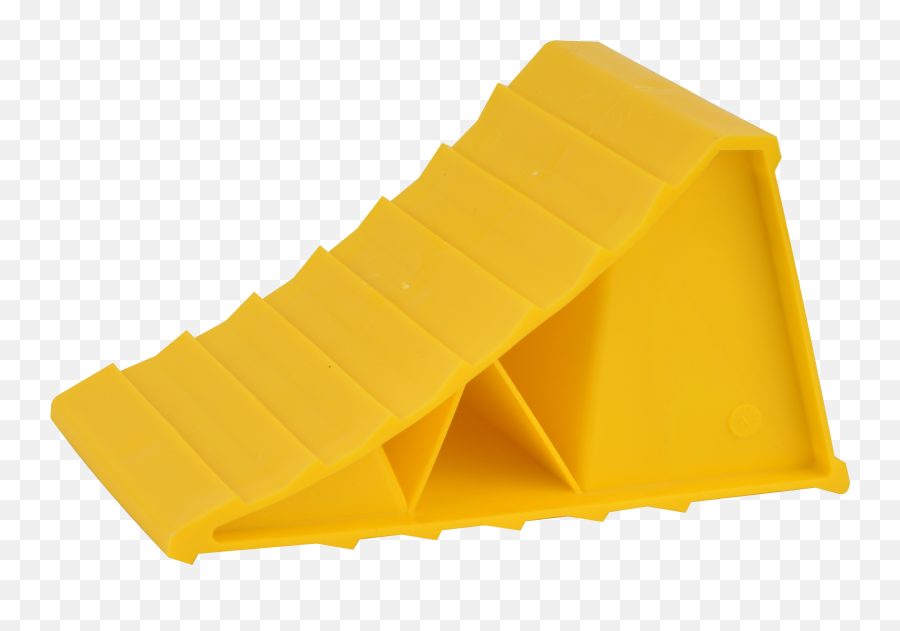 Hyper Tough Wheel Chock Heavy Duty Yellow Plastic - Solid Emoji,Tummy Is Full Emoji