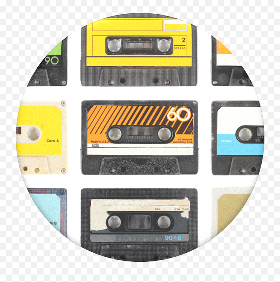 Pin - Tape Loop Emoji,Cassette Tape Emoji