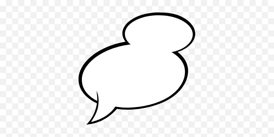 Double Speech Bubble Graphic - Transparent Double Speech Bubble Png Emoji,Double Speech Bubble Emoticon