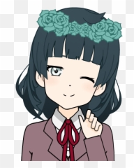 Doki Doki Literature Club Fandom Wiki - School Uniform Emoji,Eyebrows Emotion Chars